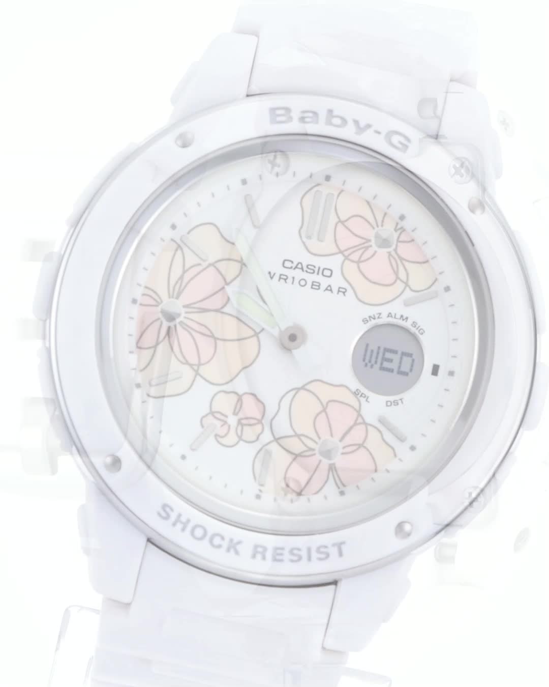 Amazon.co.jp: [カシオ] 腕時計 ベイビージー 【国内正規品】 Floral
